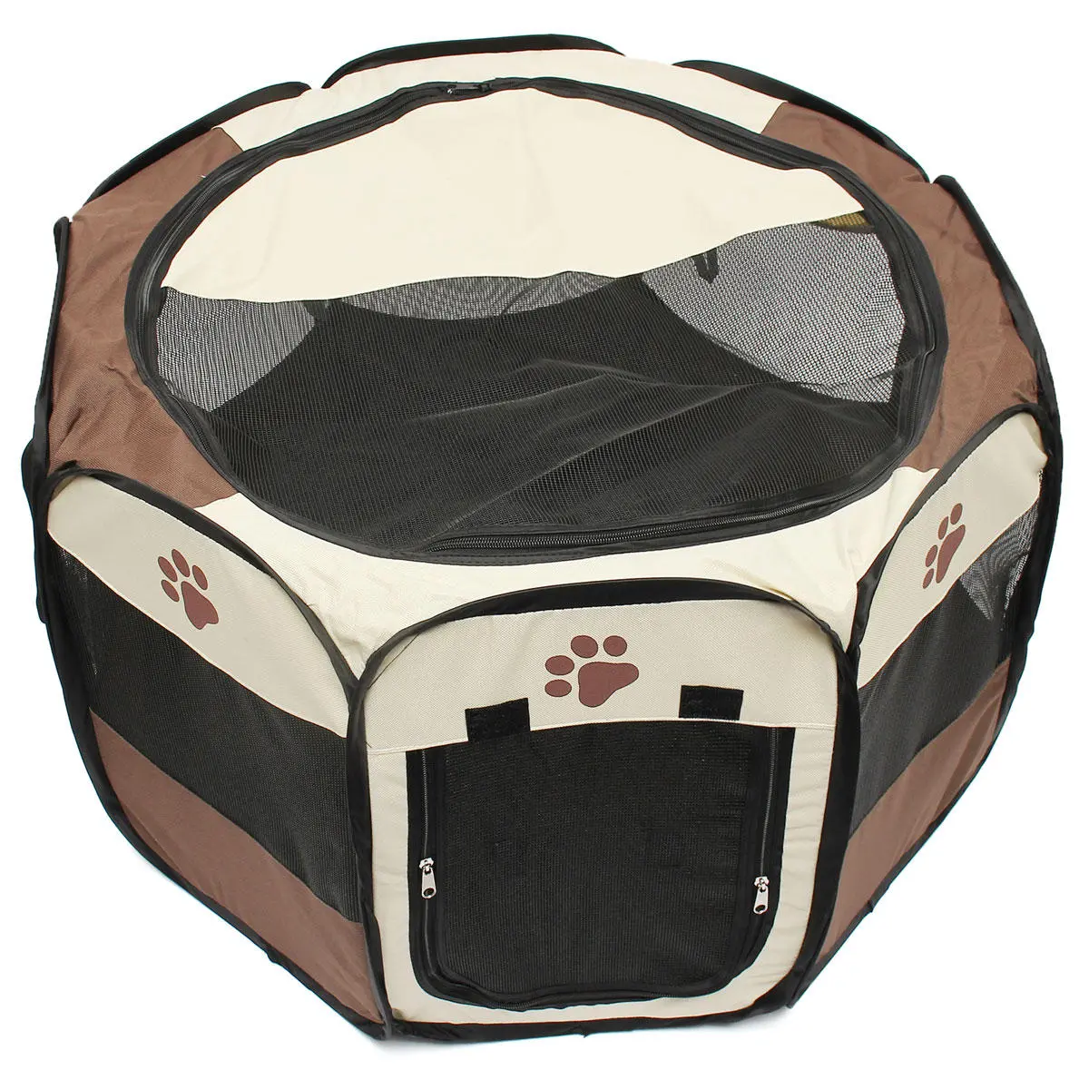 (image for) OxGord 45cm Pet Dog Cat Playpen Tent Portable Exercise Fence Kennel Cage Crate