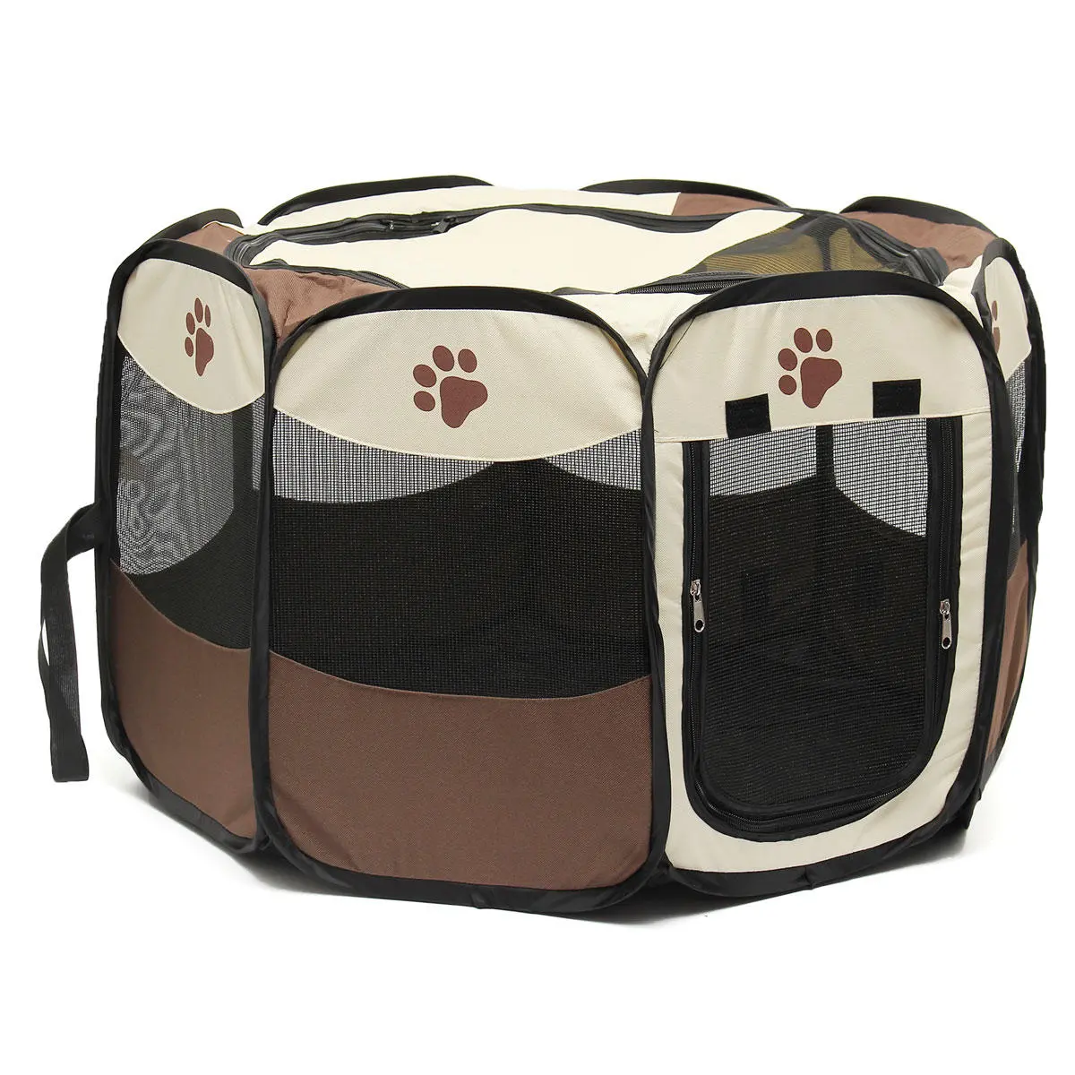 (image for) OxGord 45cm Pet Dog Cat Playpen Tent Portable Exercise Fence Kennel Cage Crate